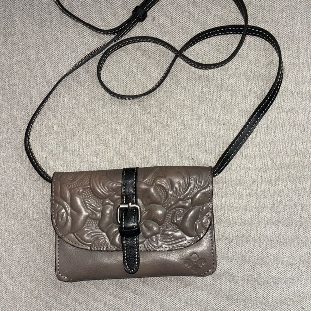 Patricia Nash Stone Tooled Leather Torri Crossbody NWT
